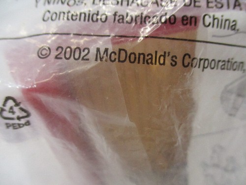 2002 CUBBY Toy Squirter McDonald's Happy Meal Prize Peter Pan Neverland Vintage Nuovo - Foto 9 di 12