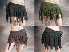 HIPPY TASSEL SKIRT Wrap Around Pixie Psytrance Festival Summer Size 6 8 10 12 14