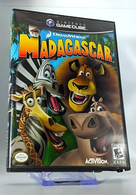 Madagascar (Nintendo GameCube, 2005) w/ Manual, Tested!