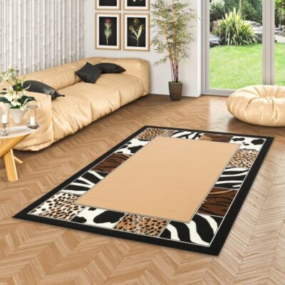 Teppich Trendline Afrika Bordüre Beige
