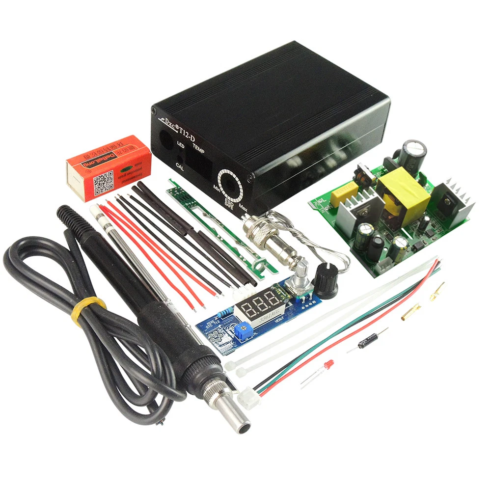 Digital Soldering Iron Station Temperature Controller DIY Kits For HAKKO T12