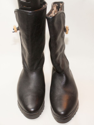 ECCO    Stiefel   Gr. 39    *NEUw*   schwarz   LeoKunstfell    ecco Glattleder  