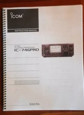 Icom IC-746 Manual - Coil bound by Dr. KB7QPS