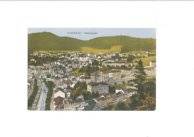 uralte AK Karlsbad Totalansicht Karlovy Vary //13
