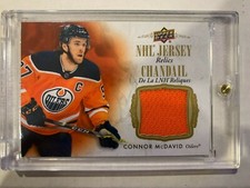 2020-21 Upper Deck Tim Hortons Jersey Relics - Connor McDavid RARE+MINT