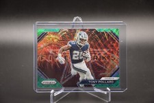 2023 Prizm Tony Pollard Fireworks Green Wave Prizm No. F-15