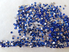 Full pack 1440 Preciosa Flatbacks 5ss Sapphire/foiled.