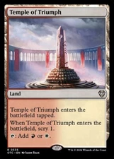 Temple of Triumph 0335 Non Foil Rare Outlaws of Thunder Junction MTG Near Mint