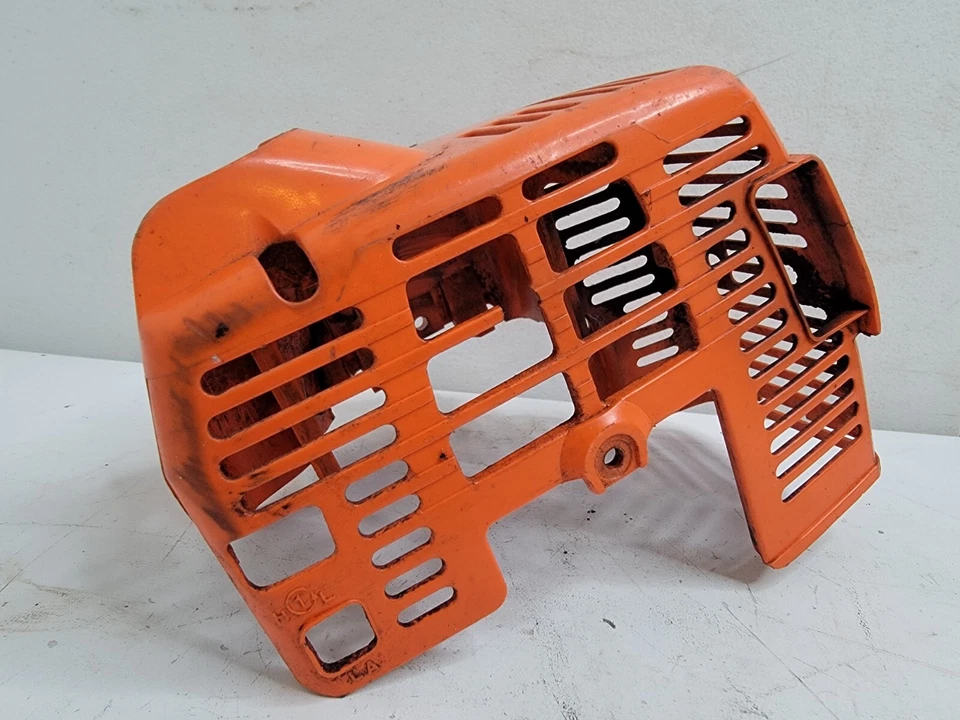 Protector de cubierta de motor trasero Stihl FS 72 plástico de escape naranja Foto 2 de 4