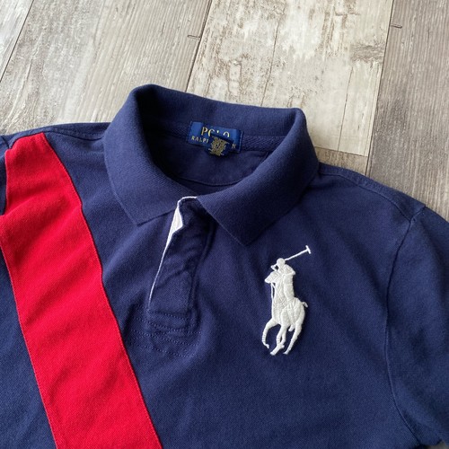 Polo Ralph Lauren Young Boy's Size L (14-16) Polo Shirt Blue Big Pony Classic - Picture 3 of 10