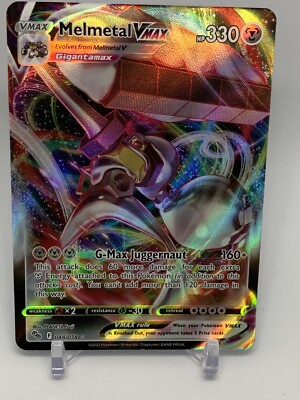 Pokmon TCG Melmetal VMAX Pokmon GO 048/078 Holo Ultra Rare | eBay Pokmon TCG Melmetal VMAX Pokmon GO 048/078 Holo Ultra Rare | eBay