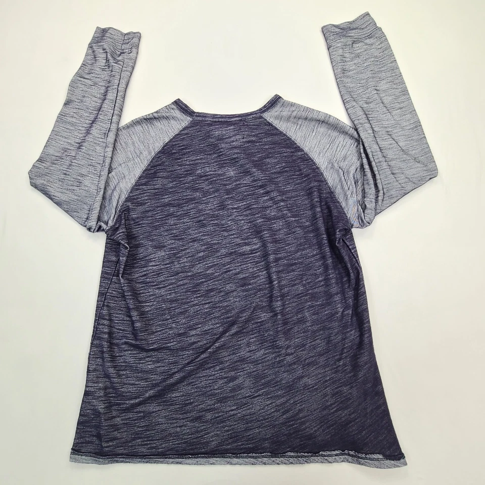 Camisa 7 Diamantes Niños Extra Grande Gris Manga Larga Informal Cómoda Jóvenes Adolescentes Foto 2 de 4