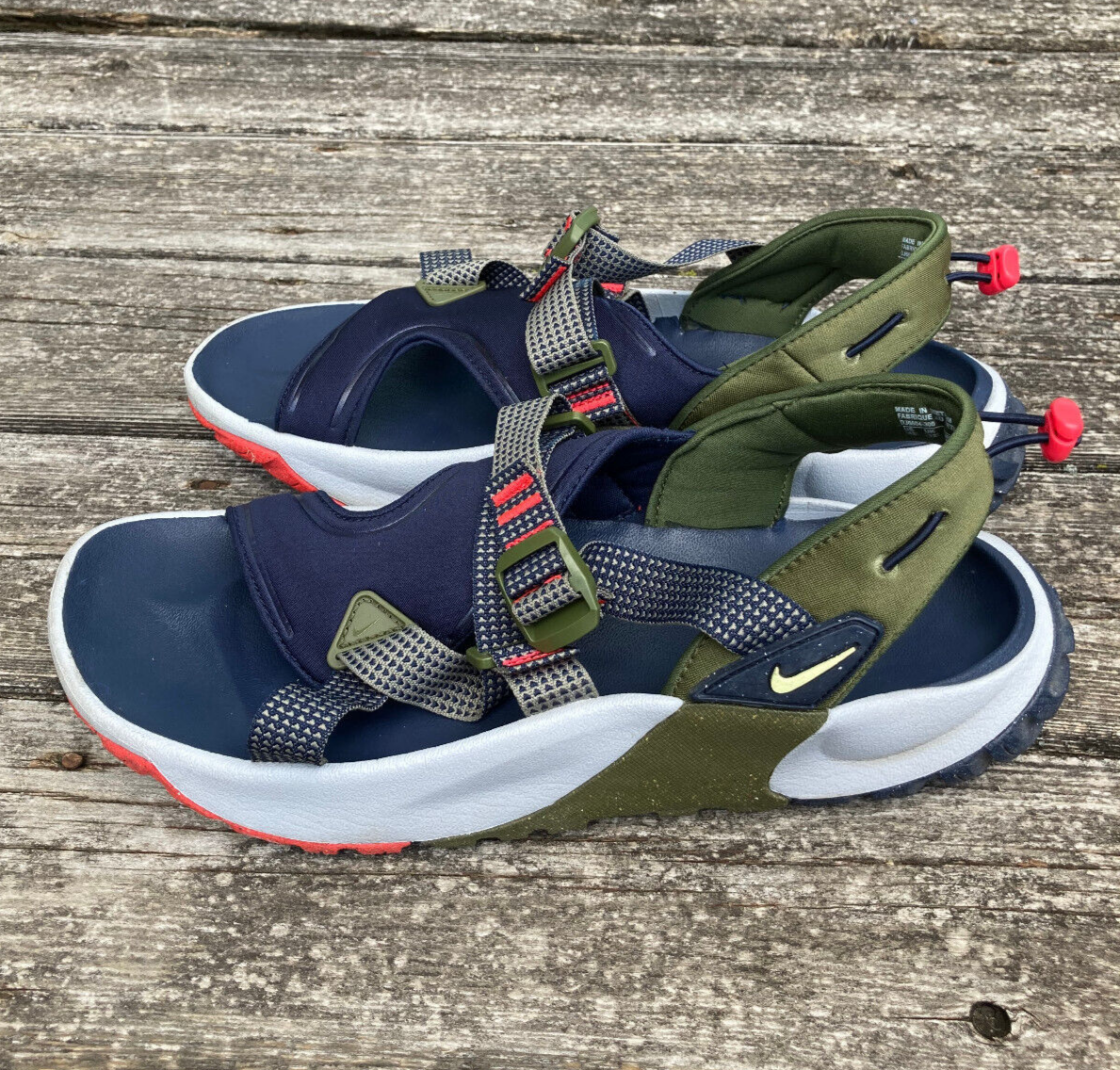 Nike Oneonta Sandals Mens 13 Green/Blue Nature Trail Outdoor Shoes DJ6604-002 Nike Oneonta Nature Trail Outdoors Brown Sandals DJ6604-002  main image 3