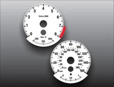 White Face Gauges for 2007-2008 E90 E92 335i BMW 3 Series