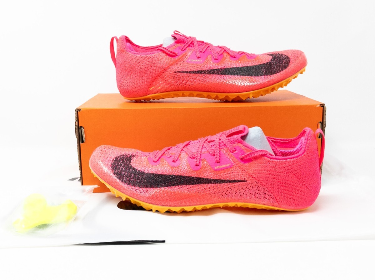 Nike Zoom Elite 7 Running Shoes Neon Yellow Pink Black Men\'s Sz 8.5 Nike Zoom Javelin Elite 3 DV9193-001 Black Neon Mid Top  main image 4