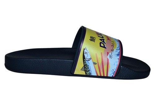 Paul Smith Ruben Blue Mackerel Slidders UK 7/ US 8 Brand New - Picture 7 of 9