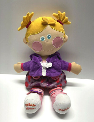 Playskool DRESSY BESSY Learn to Dress Doll Buckle Fasten Zip Button Snap  2009