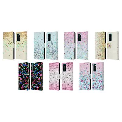 HEAD CASE DESIGNS CONFETTI LEATHER BOOK WALLET CASE COVER FOR HUAWEI PHONES 4 - Image 1 of 4