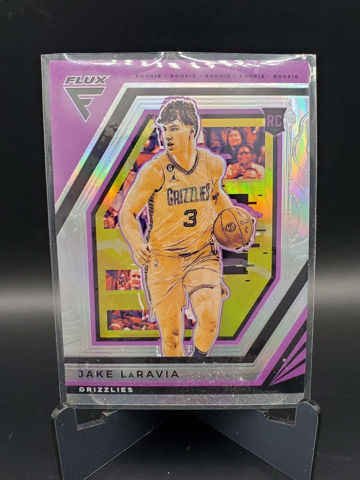 2022-23 Panini Flux Jake LaRavia #242 RC Silver Prizm Grizzlies