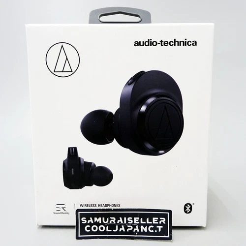 Audio Technica ATH-CKR7TW-BK Full Wireless Bluetooth Earphone Black Japan NEW