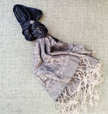 ECHARPE ETOLE LEGERE A FRANGES