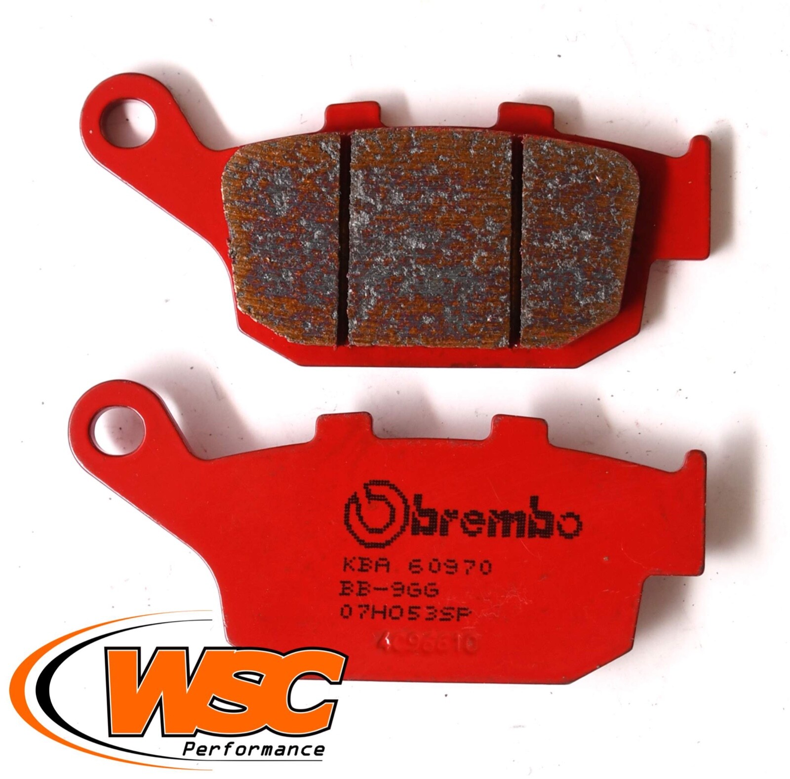 Brake Pads for HONDA NX 500 ABS 2024 Rear Sinter Street Brembo - Image 2