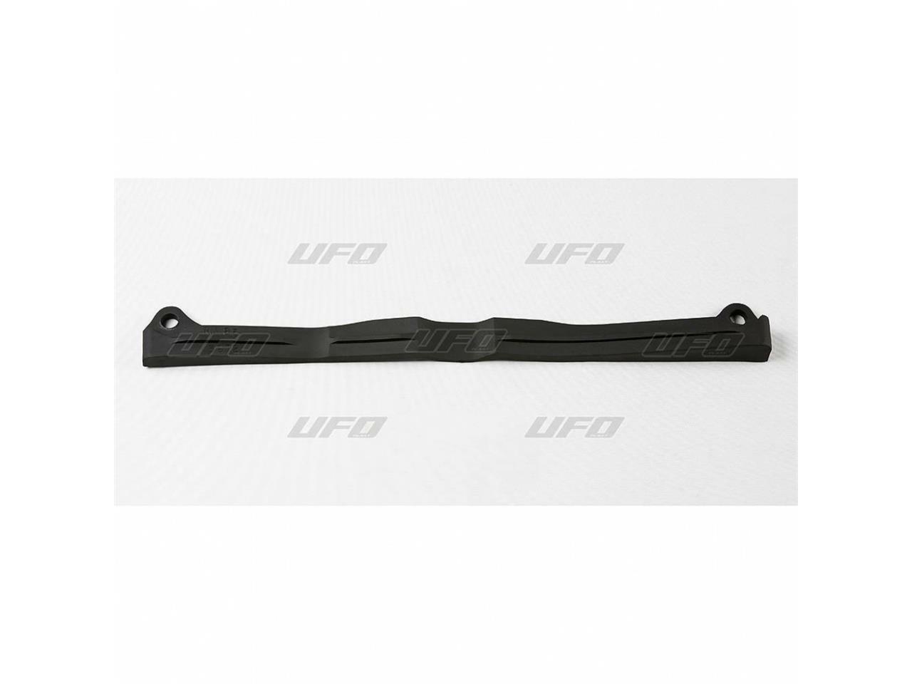 Patin bras oscillant UFO RM85 Suzuki pièce protection chaîne moto cross noir