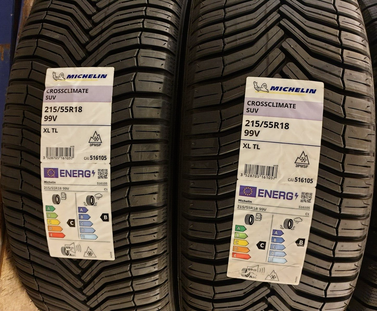 2X MICHELIN CROSSCLIMATE 2 215/55 ZR18 XL 99V 215 55 18 ALL SEASON