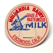 Hollandia Dairy Milk Cap Escondido CA Fridge Magnet BUY 3 GET 4 FREE Mix & Match