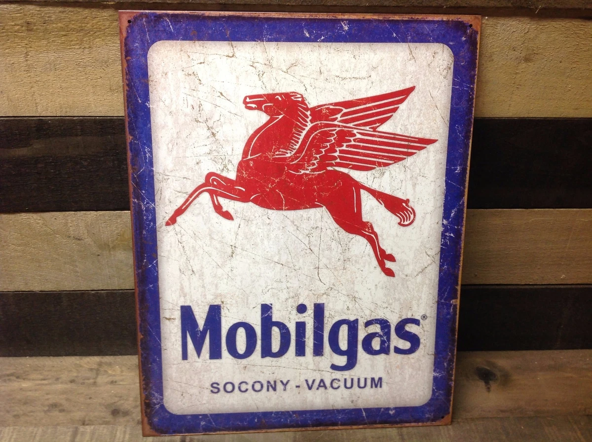 Socony Sign In Mobil Gas & Oil Advertising for sale | eBay