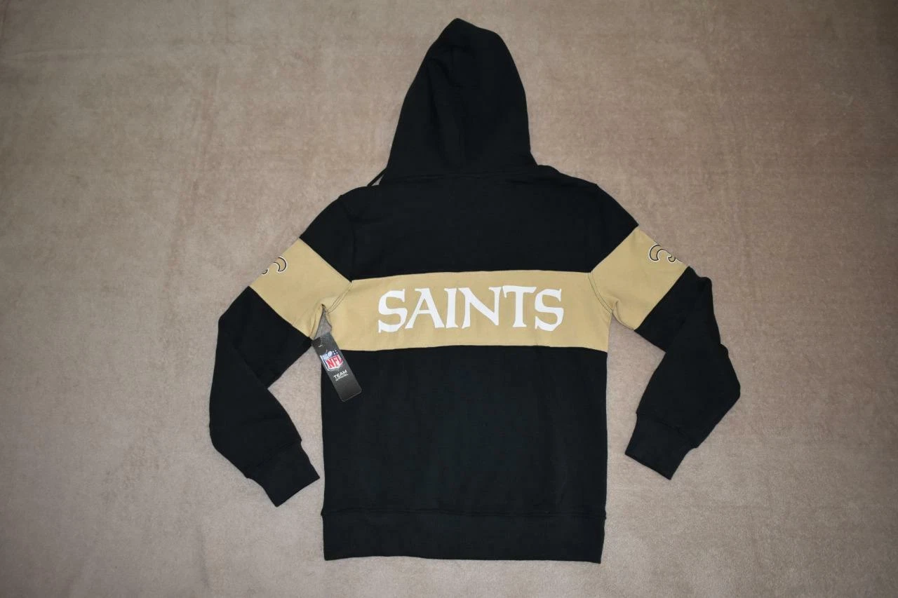 VETEMENTS Felpa con cappuccio uomo New Orleans Saints NFL abbigliamento squadra nuova con etichetta