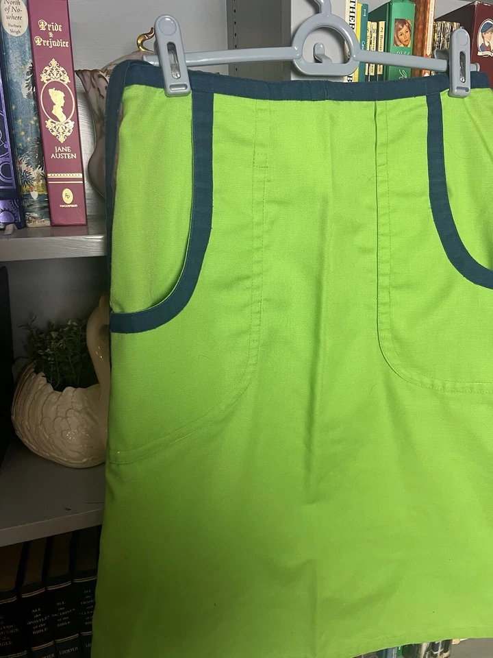 Ropa deportiva vintage años 70 de Dorothy Z para Talbots falda envolvente azul y verde S Foto 2 de 4