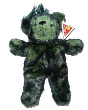 Dakin Applause Jewel Green Tipped Teddy Bear Plush 13" Lovey Stuffed Animal Toy