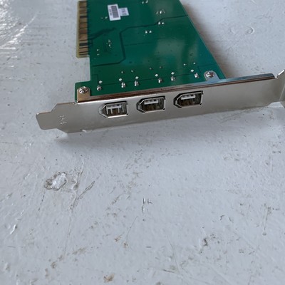 PCI Express x1 PCI-E 3 Port FireWire 1394A IEEE 1394 Controller Card For Desktop
