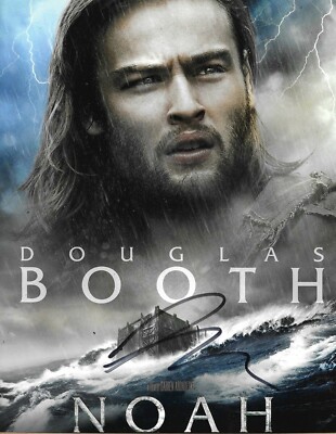 Douglas Booth Signed Noah 10x8 Photo AFTAL