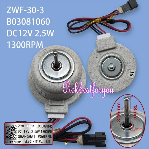 Kühlschranklüfter B03081070 ZWF-30-3 Ersatzteil | DC12V Lüftermotor Für Hisense & Rongsheng Kühlschränke