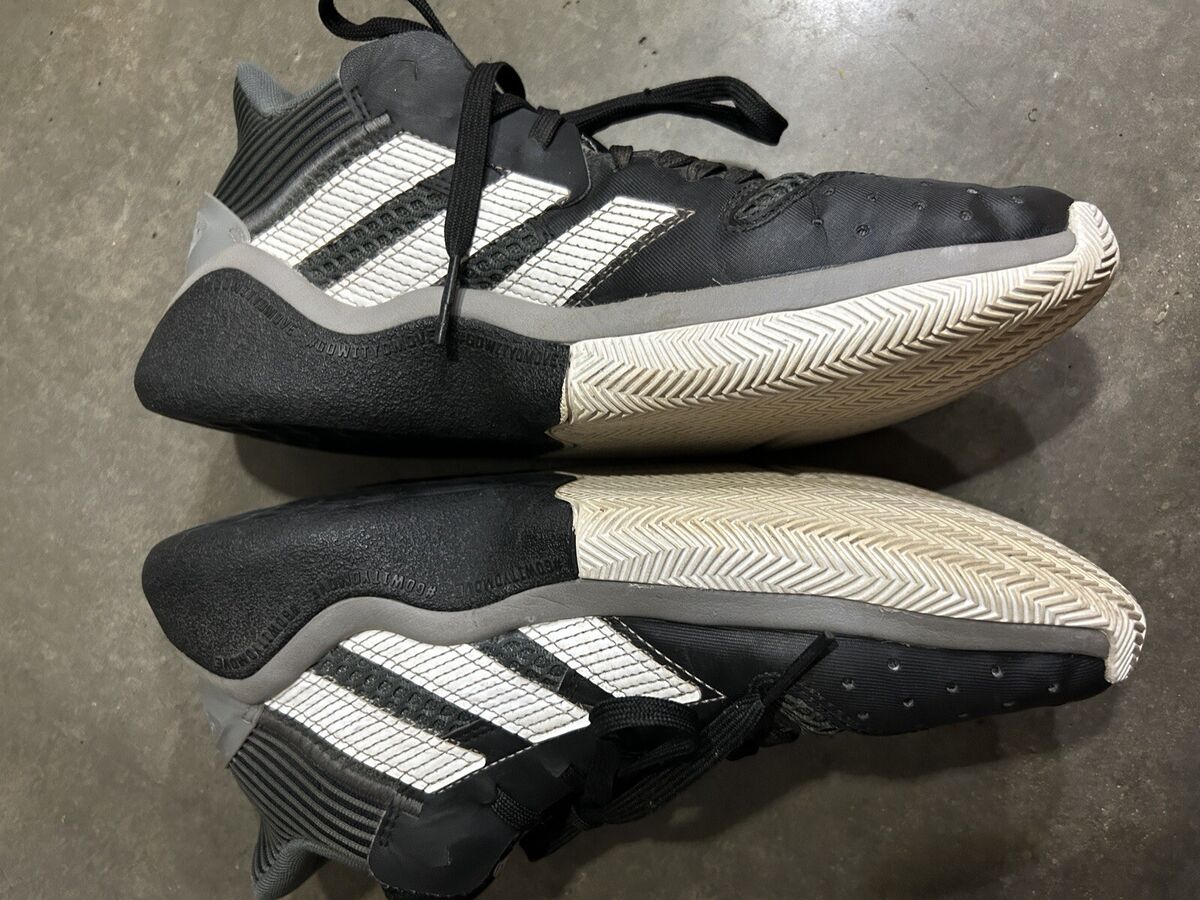 Adidas Bounce James Harden Stepback Black White Basketball Adidas Bounce James Harden Stepback Black White Basketball
