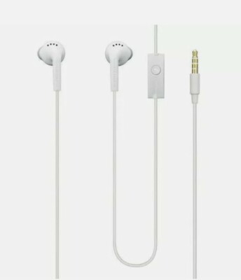 100% Original Samsung Galaxy S5 S6 S7 S8 S9/+ S10/+ Kopfhörer Headset EHS61 Weiß