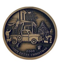 John Deere 2000 Spec Cast Limited Edition Pewter Christmas Ornament
