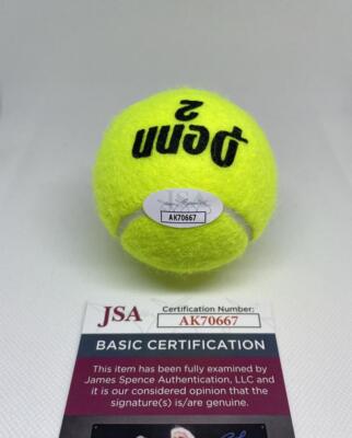 Carlos Alcaraz Signed Autograph Tennis Ball - Wimbledon & US Open