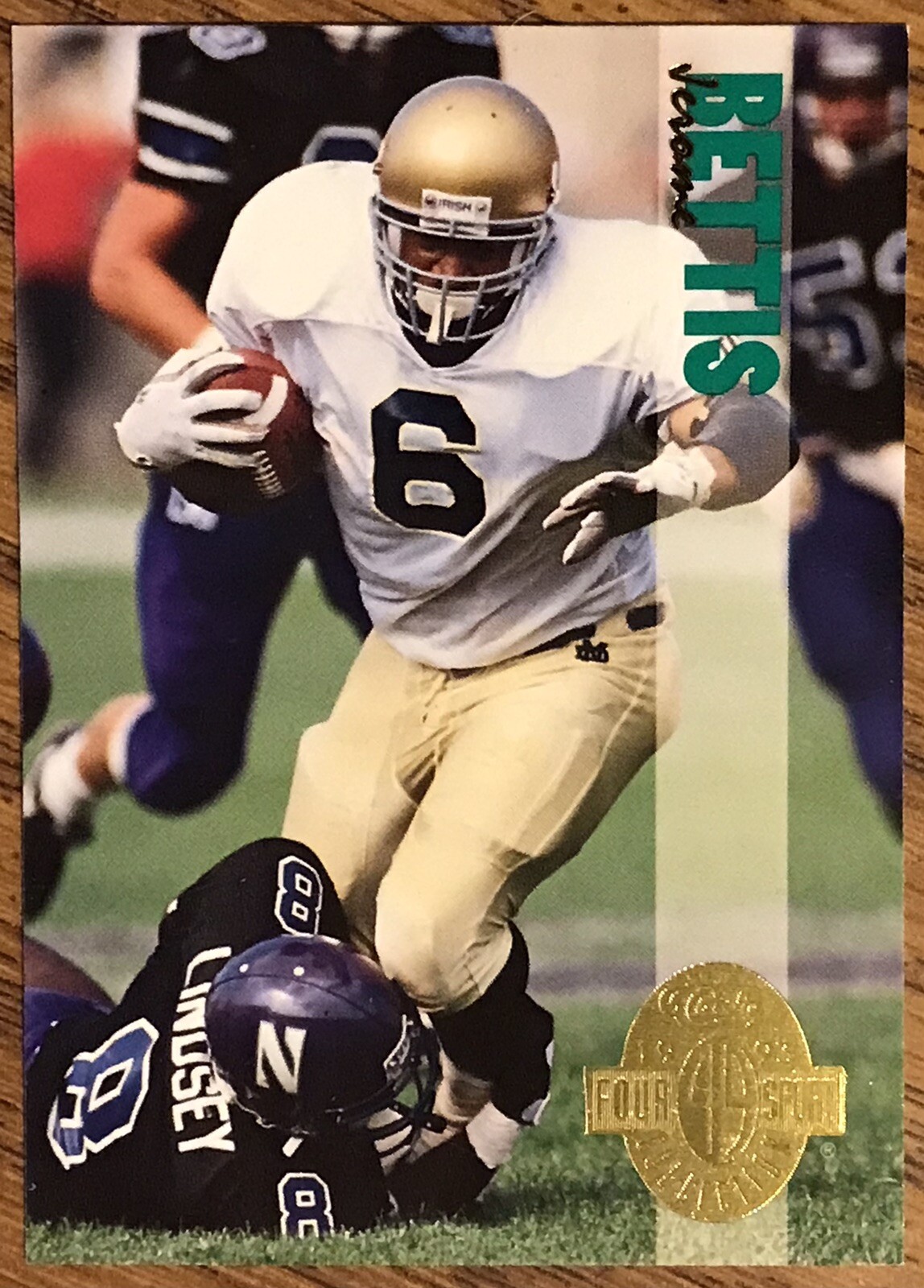 Jerome Bettis 1993 Classic Four Sport Rookie Card #100 Rams NFL HOF RC Free Ship