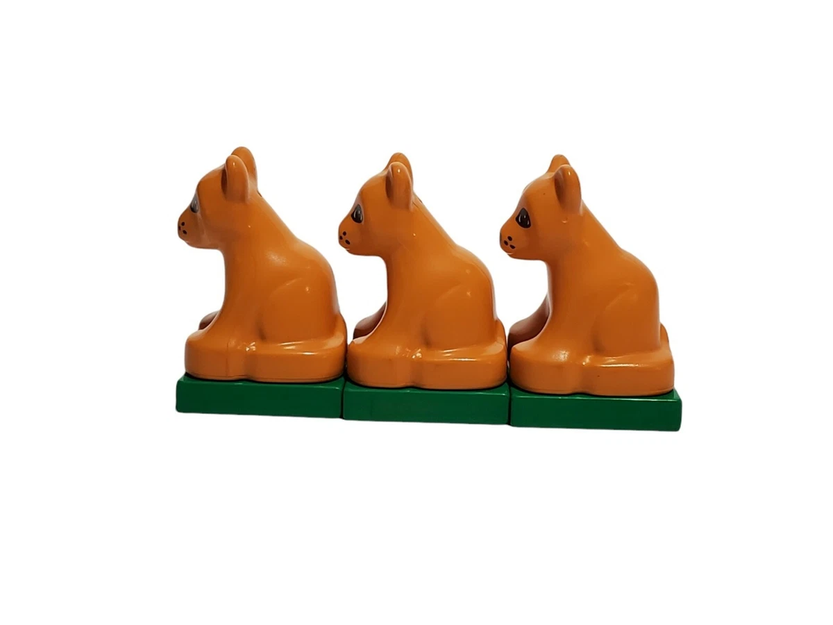 Lego Duplo Tiger Cubs Animal Figure Zoo Lot of 3