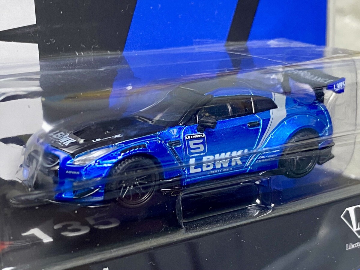 MiniGT LB Works Nissan GT-R R35 Blue Livery 2.0 Mijo MiniGT LB Works Nissan GT-R R35 Blue Livery 2.0 Mijo