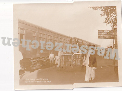 Orig. Foto 'Our train across India- ResoluteWorldcruise 1929' (AN2192)