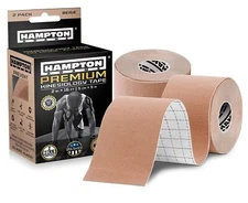 Hampton Adams 2 Pack Premium Kinesiology Tape | Athletic Tape Supports & Prot...