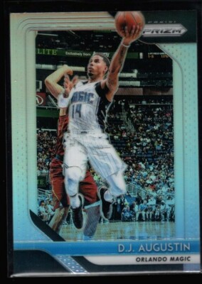 D.J. AUGUSTIN MINT MAGIC SILVER PRIZMS REFRACTOR SP 2018-19 PANINI PRIZM #129