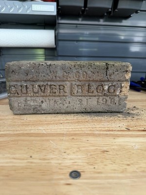 DEFECTIVE Indy 500 Indianapolis Motor Speedway Original Brick Culver Blo G3D