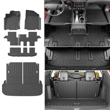 powoq 7 Seats Floor Mat Compatible with 2013-2020 Nissan Pathfinder Cargo Mat...