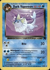 Dark Vaporeon 45/82 Uncommon Team Rocket Multi Item Discount MP