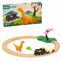 Brio World Dinosaurier Bahn Set 12-Tlg. Zug Holzeisenbahn Ab 3 Jahren 63609800